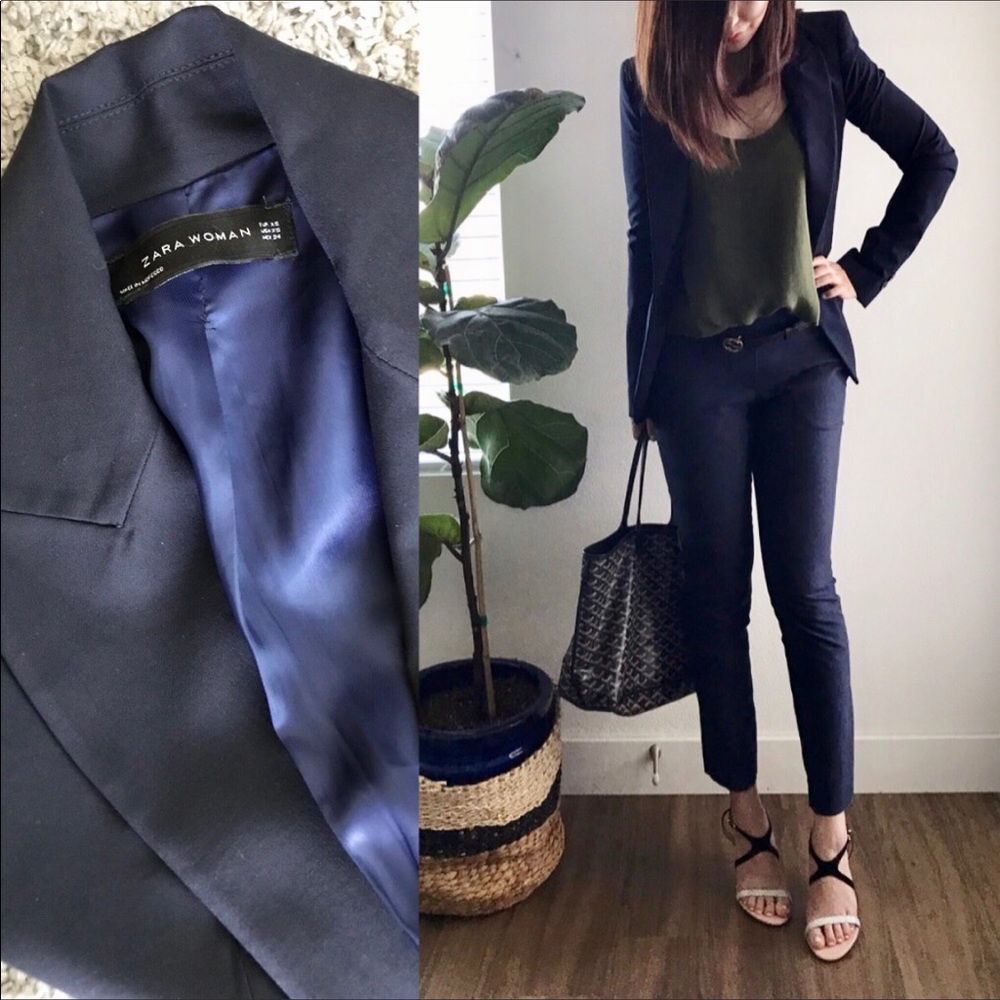 Zara Navy Blazer
